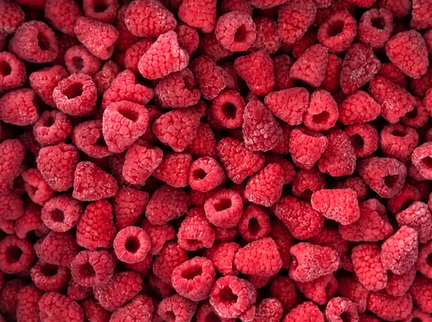 Fresh raspberries used as a placeholder for the frozen raspberries line
